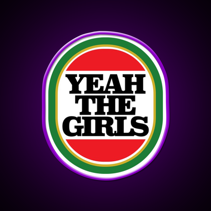 Yeah The Girls Beer Bar Decor Led Neon Sign Rgb Color - LED neon sign view 9