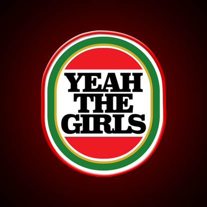 Yeah The Girls Beer Bar Decor Led Neon Sign Rgb Color - LED neon sign view 10
