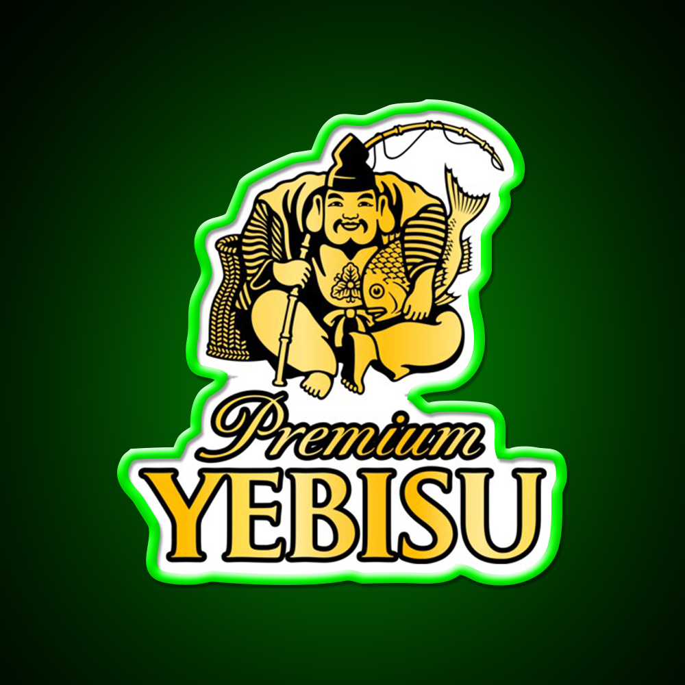 Yebisu Premium Golden Logo Beer Bar Decor Led Neon Sign Rgb Color - LED neon sign view 8
