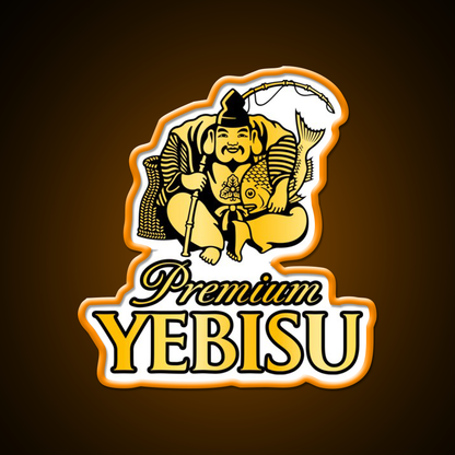 Yebisu Premium Golden Logo Beer Bar Decor Led Neon Sign Rgb Color - LED neon sign view 6