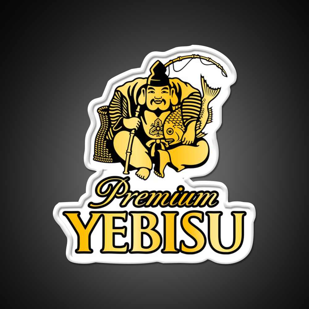 Yebisu Premium Golden Logo Beer Bar Decor Led Neon Sign Rgb Color - LED neon sign view 11