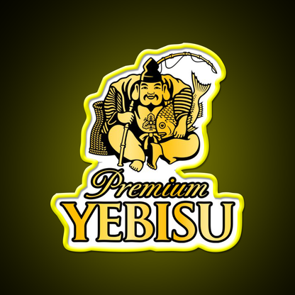 Yebisu Premium Golden Logo Beer Bar Decor Led Neon Sign Rgb Color - LED neon sign view 7