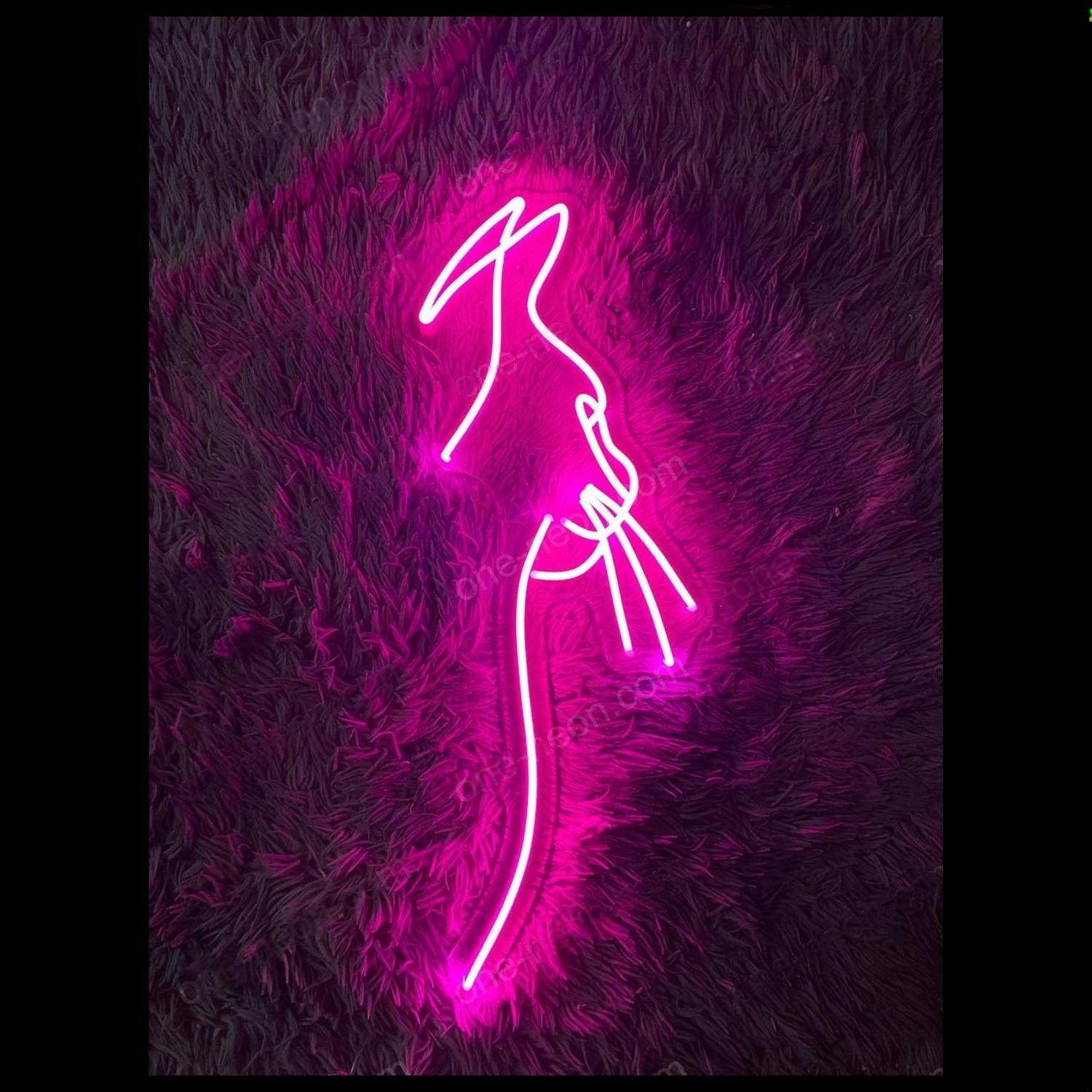 Yellow Bird Line Art Led Neon Sign For Home Art Decor | Shineneon