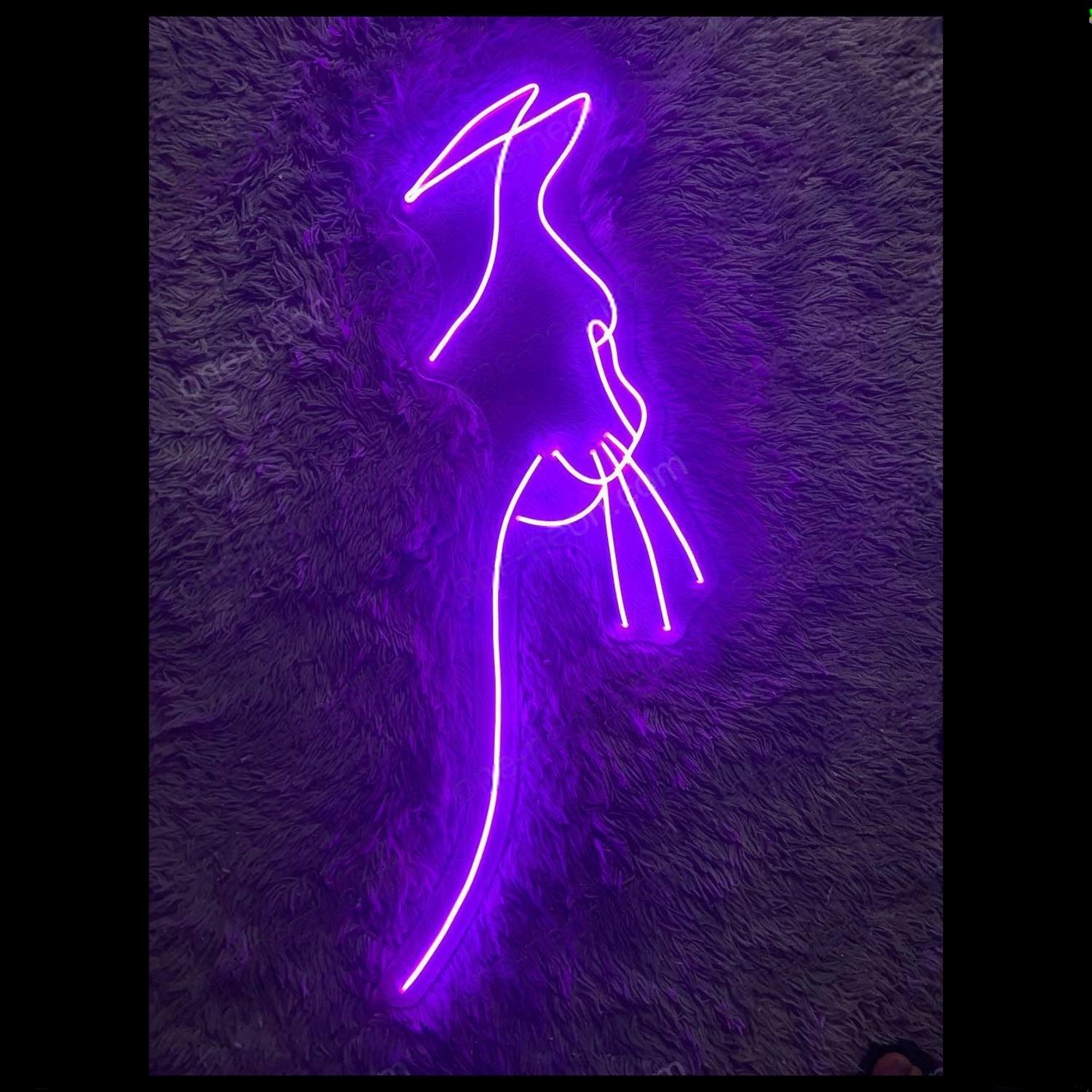 Yellow Bird Line Art Led Neon Sign For Home Art Decor | Shineneon