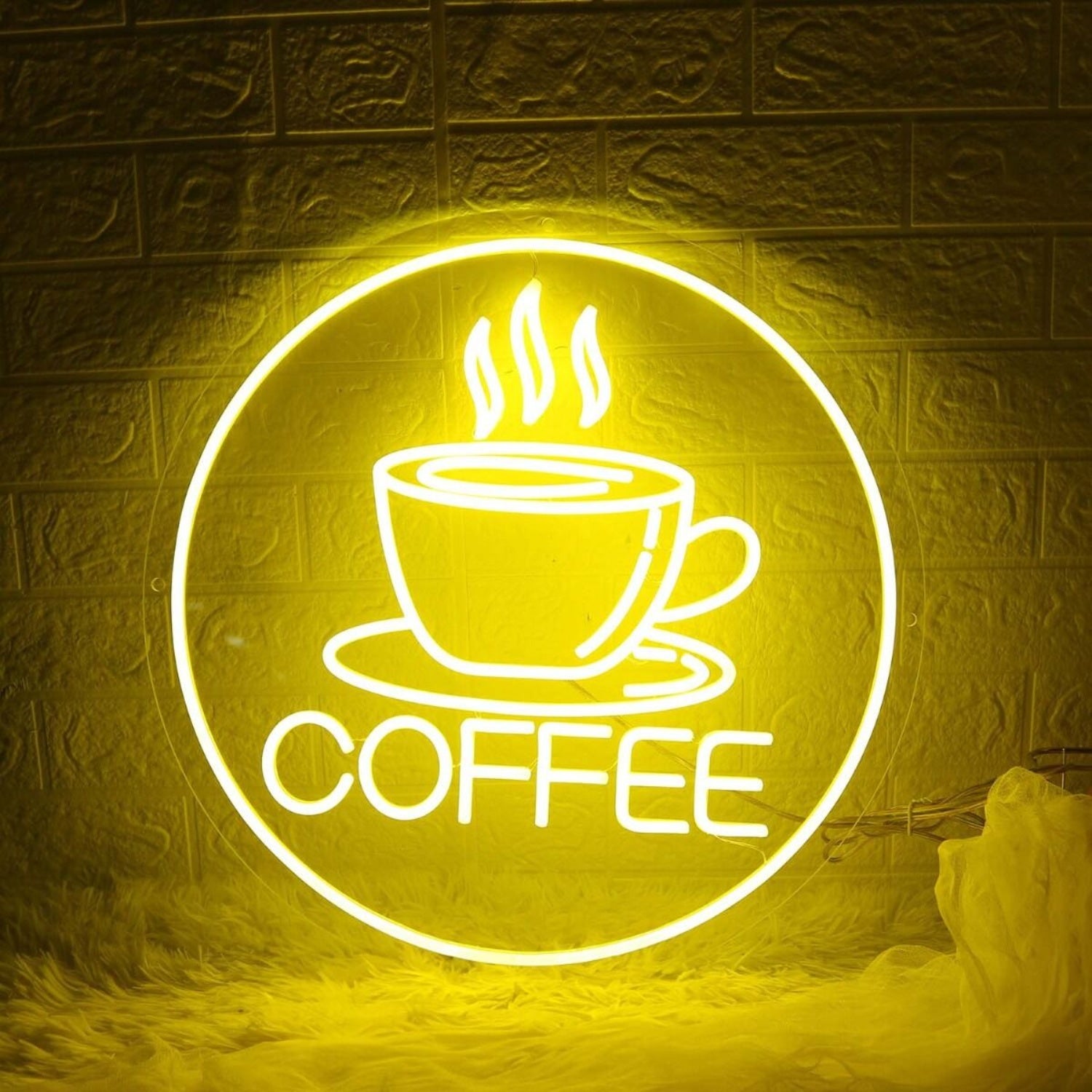 Yellow Coffee Led Neon Sign | Shineneon