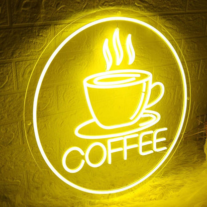 Yellow Coffee Led Neon Sign | Shineneon