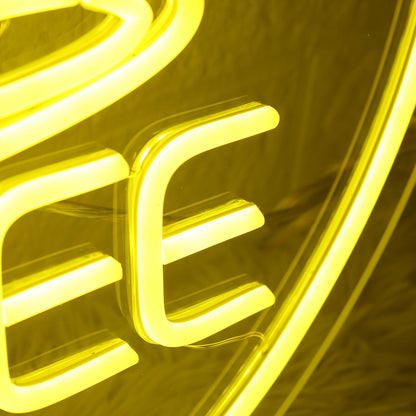 Yellow Coffee Led Neon Sign | Shineneon