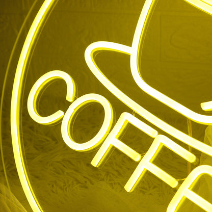 Yellow Coffee Led Neon Sign | Shineneon
