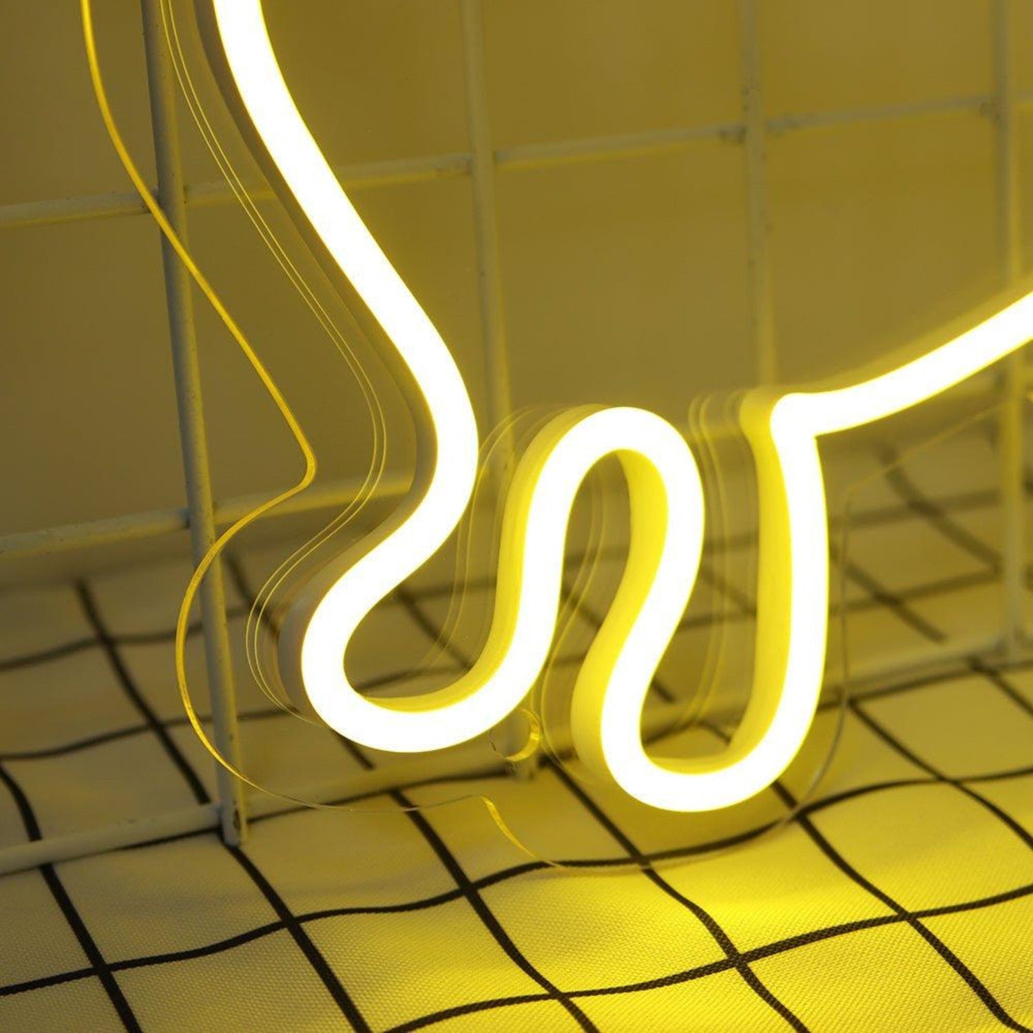 Yellow Dachshund Silhouette Led Neon Sign For Home Pet Store Decor | Shineneon