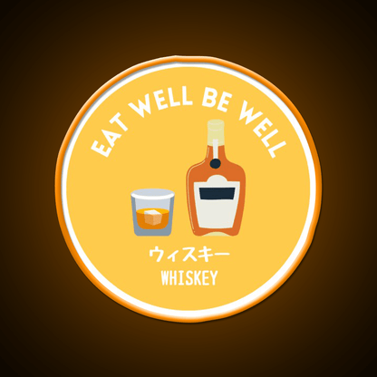 Yellow Japanese Alcohol Whiskey Liqour Food Snack Food Led Neon Sign Rgb Color - Shineneon