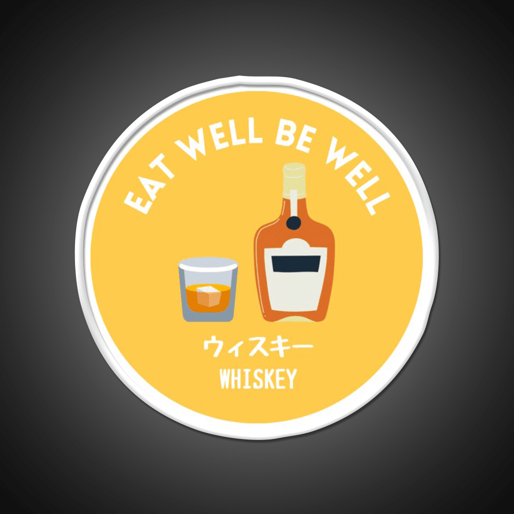 Yellow Japanese Alcohol Whiskey Liqour Food Snack Food Led Neon Sign Rgb Color - Shineneon