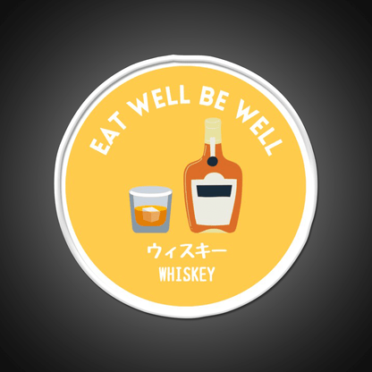 Yellow Japanese Alcohol Whiskey Liqour Food Snack Food Led Neon Sign Rgb Color - Shineneon