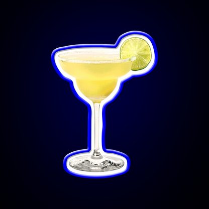Yellow Margarita Cocktail Bar Decor Led Neon Sign Rgb Color - LED neon sign view 5