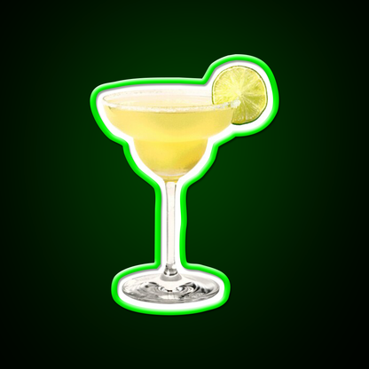 Yellow Margarita Cocktail Bar Decor Led Neon Sign Rgb Color - LED neon sign view 8