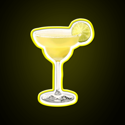 Yellow Margarita Cocktail Bar Decor Led Neon Sign Rgb Color - Shineneon