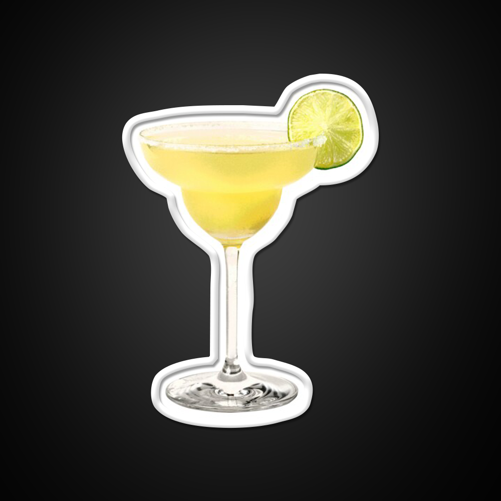 Yellow Margarita Cocktail Bar Decor Led Neon Sign Rgb Color - LED neon sign view 11