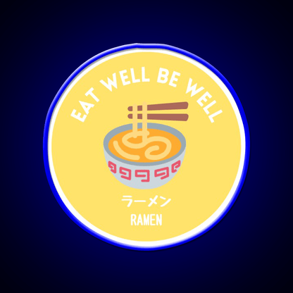 Yellow Noodle Bowl Ramen Japanese Street Food Snack Food Led Neon Sign Rgb Color - Shineneon
