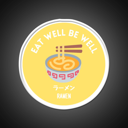 Yellow Noodle Bowl Ramen Japanese Street Food Snack Food Led Neon Sign Rgb Color - Shineneon