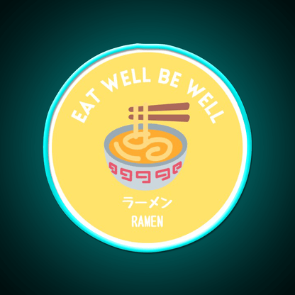 Yellow Noodle Bowl Ramen Japanese Street Food Snack Food Led Neon Sign Rgb Color - Shineneon