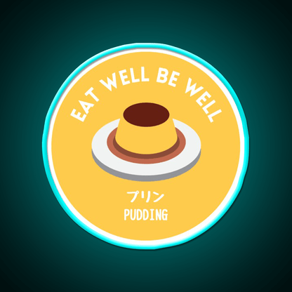 Yellow Pudding Japanese Cafe Food Dessert Snack Food Led Neon Sign Rgb Color - Shineneon