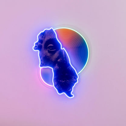 Yellow-Red Angel Prayer Uv Printed Led Neon Sign For Christmas Indoor Decor | Shineneon