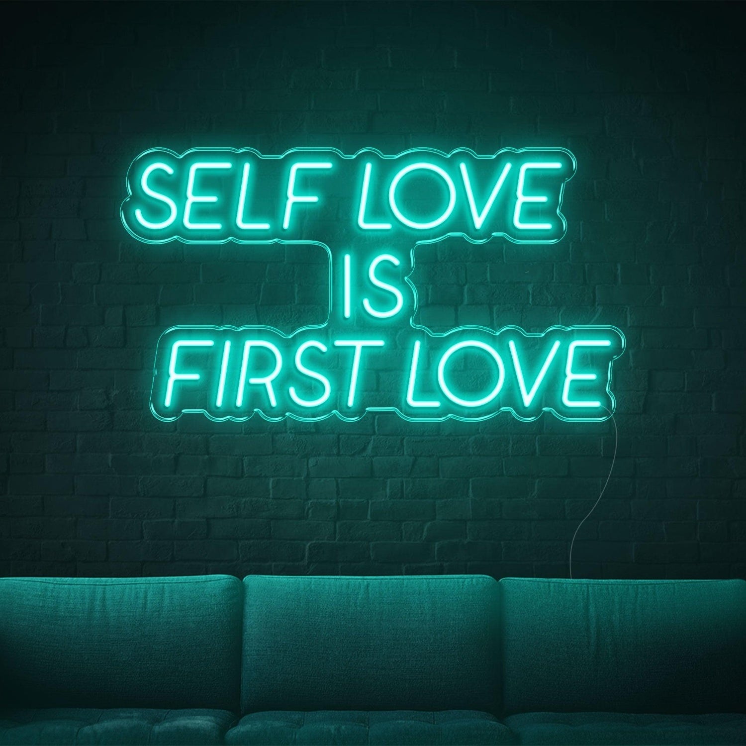 Yellow Self Love Is First Love Led Neon Sign For Indoor Home Decor | Shineneon