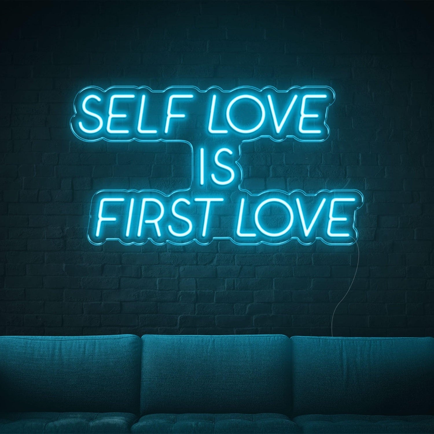 Yellow Self Love Is First Love Led Neon Sign For Indoor Home Decor | Shineneon