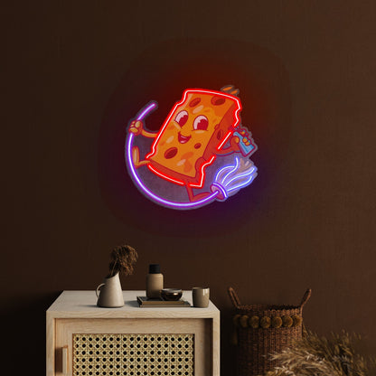 Yellow Sponge Led Neon Sign Light Custom Led Signs - Shineneon