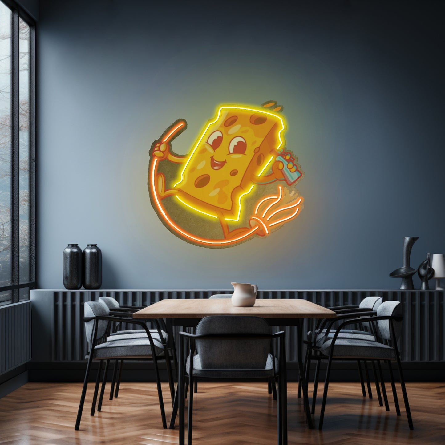 Yellow Sponge Led Neon Sign Light Custom Led Signs