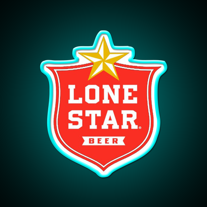 Yellow Star Beer Bar Decor Led Neon Sign Rgb Color - Size and dimension reference