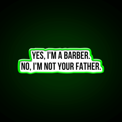 Yes I Am Barber Shop Haircut Led Neon Sign - Shineneon