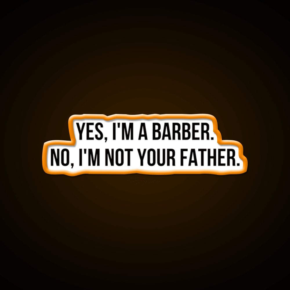 Yes I Am Barber Shop Haircut Led Neon Sign - Shineneon