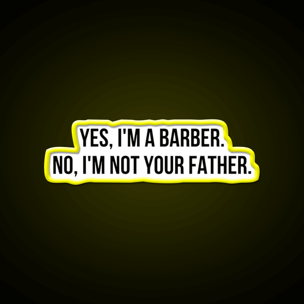 Yes I Am Barber Shop Haircut Led Neon Sign - Shineneon