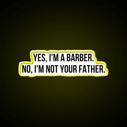 Yes I Am Barber Shop Haircut Led Neon Sign - Shineneon