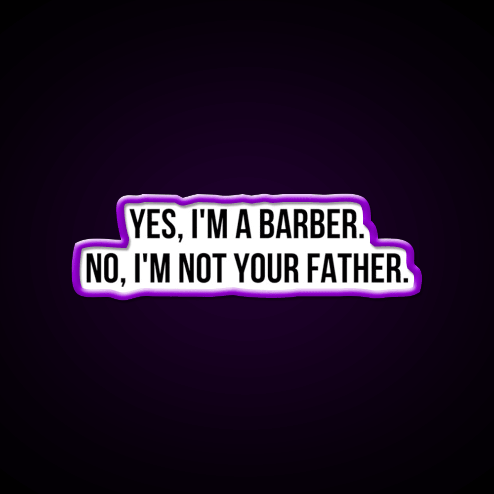 Yes I Am Barber Shop Haircut Led Neon Sign - Shineneon