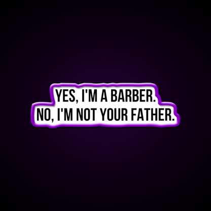 Yes I Am Barber Shop Haircut Led Neon Sign - Shineneon