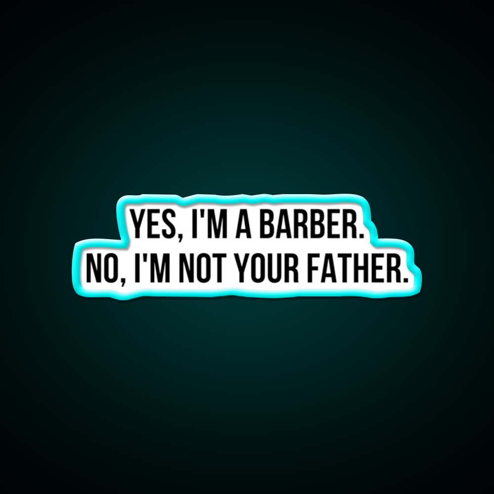 Yes I Am Barber Shop Haircut Led Neon Sign
