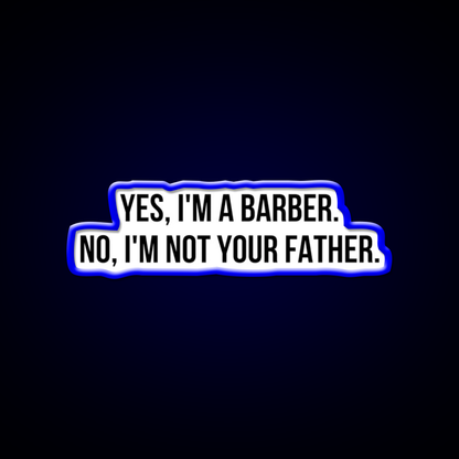 Yes I Am Barber Shop Haircut Led Neon Sign
