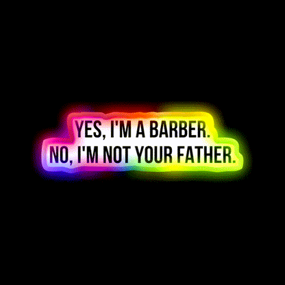 Yes I Am Barber Shop Haircut Led Neon Sign