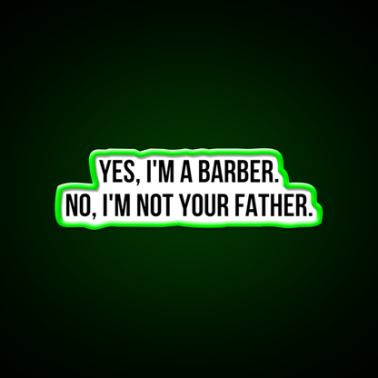 Yes I Am Barber Shop Haircut Led Neon Sign