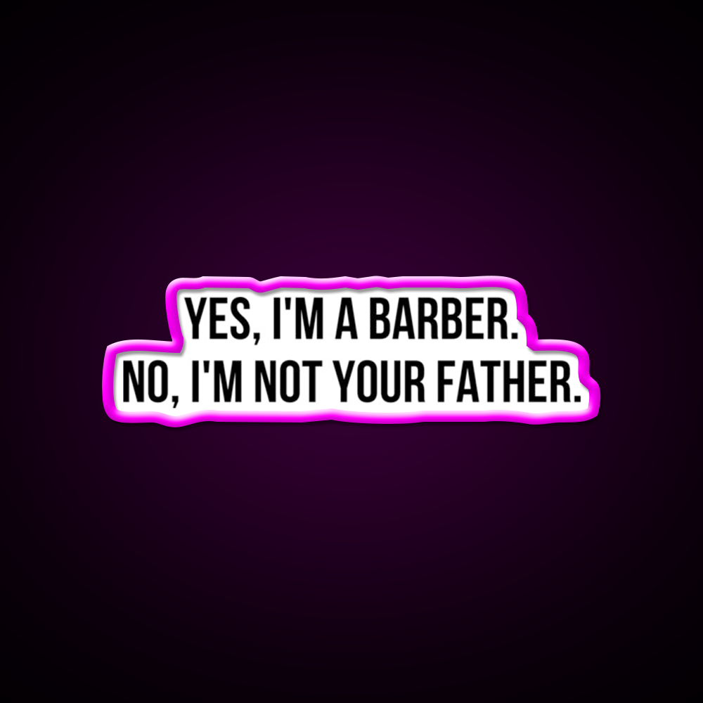 Yes I Am Barber Shop Haircut Led Neon Sign