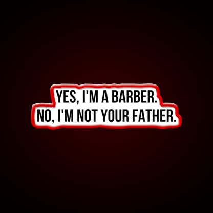 Yes I Am Barber Shop Haircut Led Neon Sign
