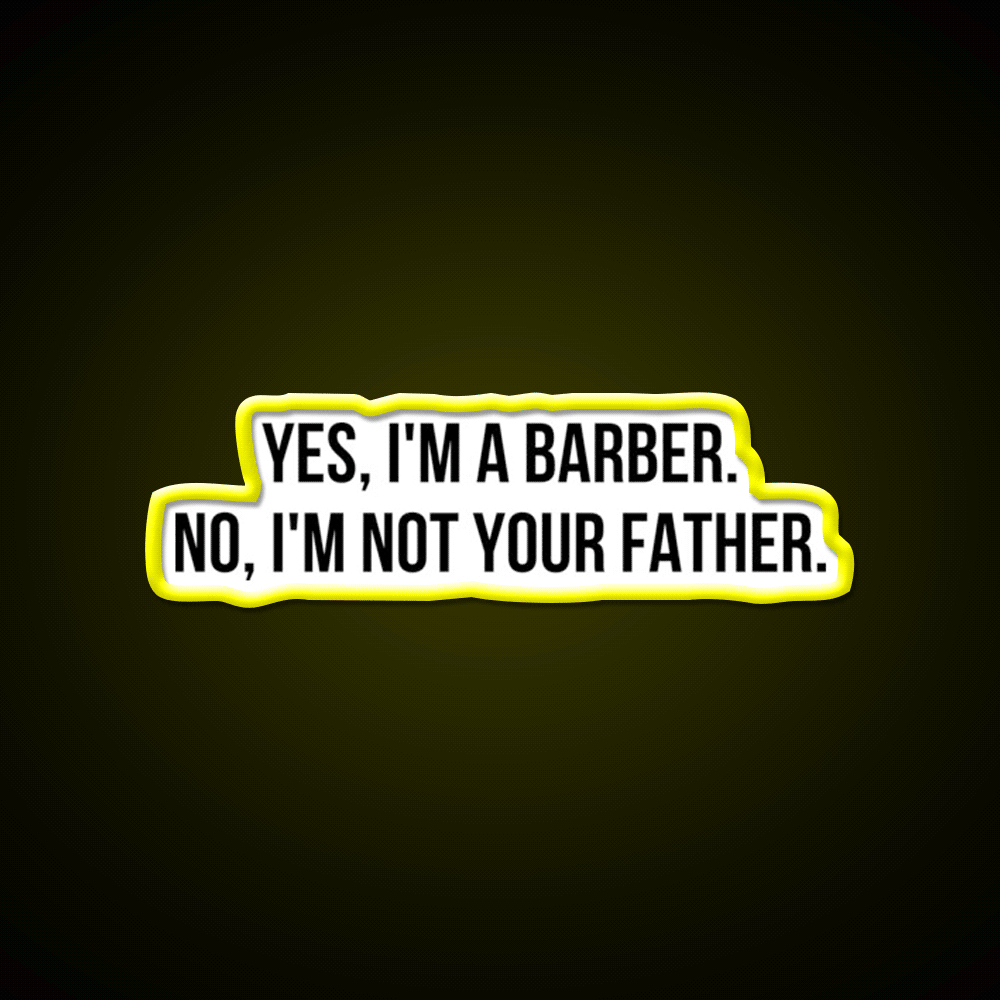 Yes I Am Barber Shop Haircut Led Neon Sign