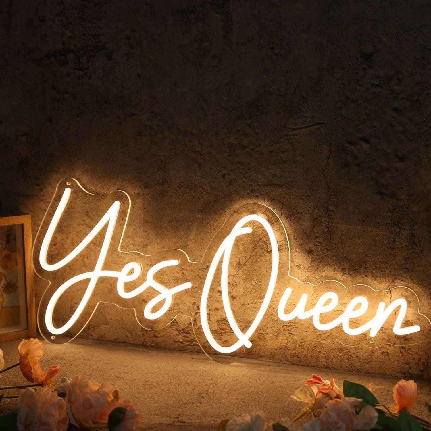 Yes Queen Yellow Custom Led Neon Sign - Shineneon