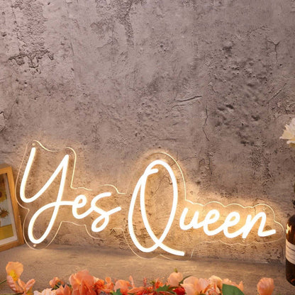 Yes Queen Yellow Custom Led Neon Sign - Shineneon
