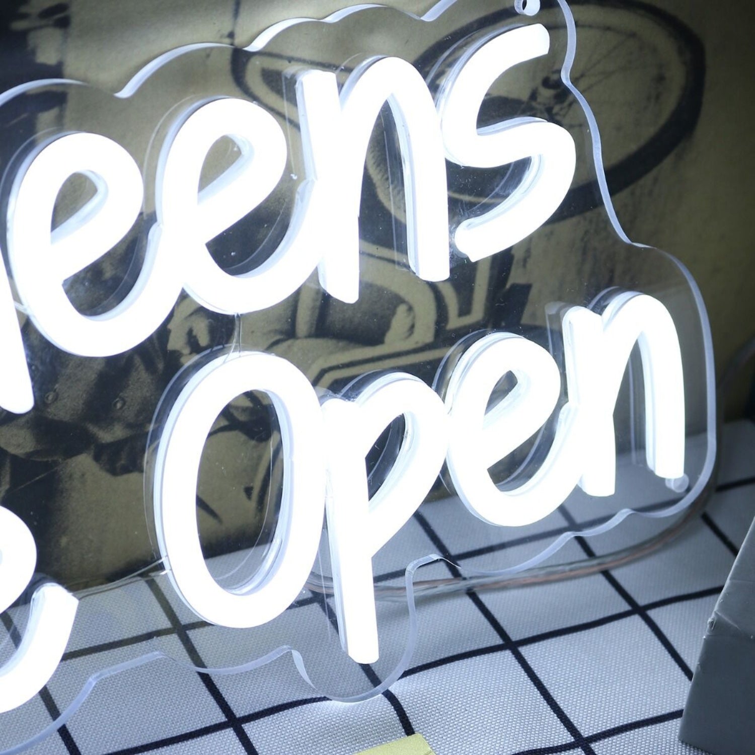 Yes Queens We Are Open White Led Neon Sign | Shineneon