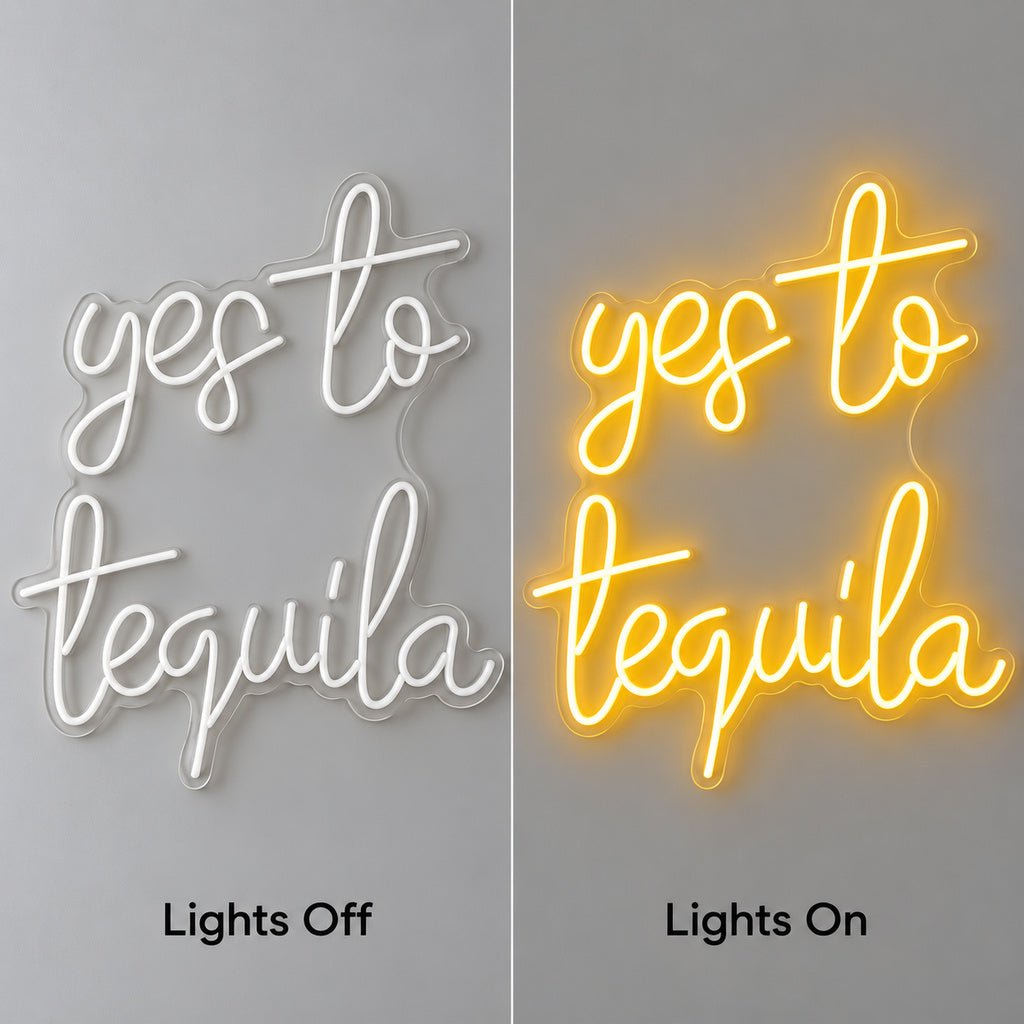 Yes To Tequila LED Neon Sign - Shineneon