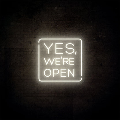 Yes Were Open Led Neon Sign | Shineneon
