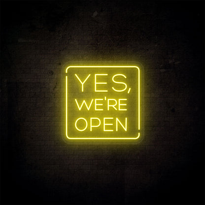 Yes Were Open Led Neon Sign | Shineneon