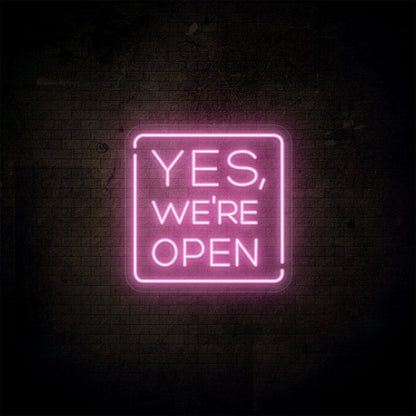 Yes Were Open Led Neon Sign | Shineneon